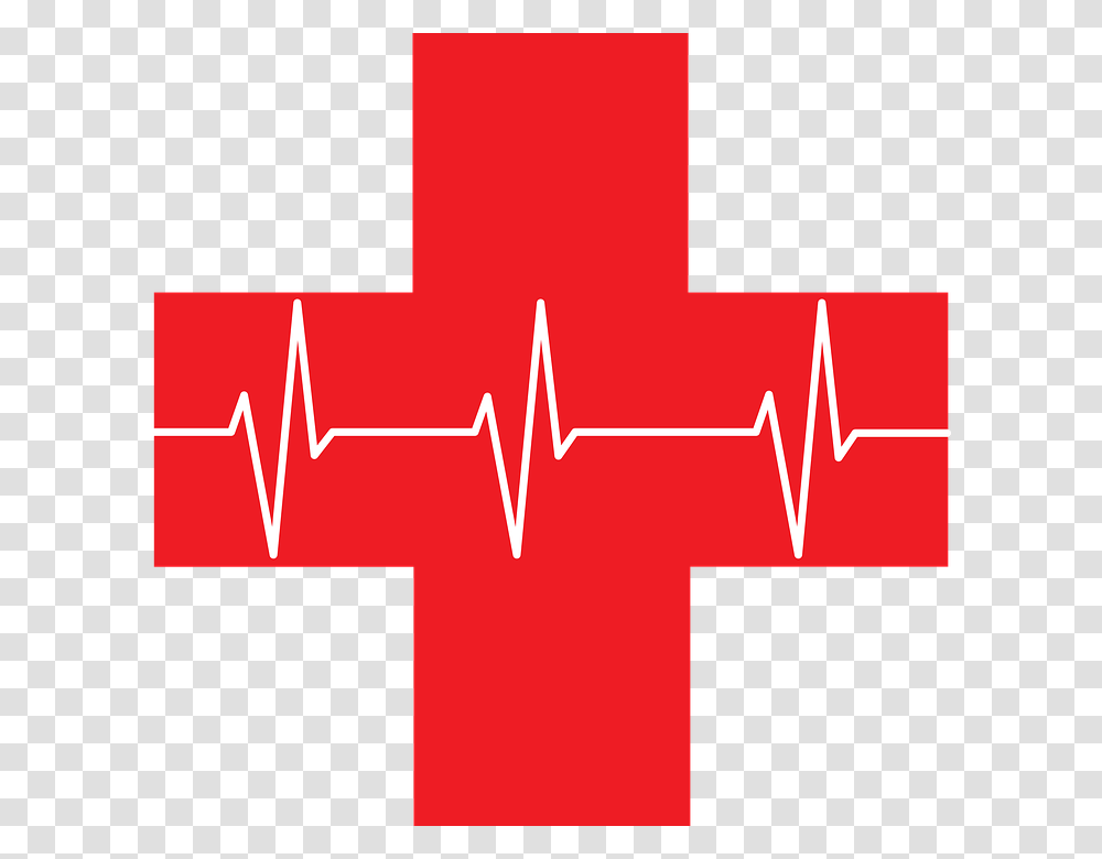 Black And White Red Cross, Logo, Trademark, First Aid Transparent Png