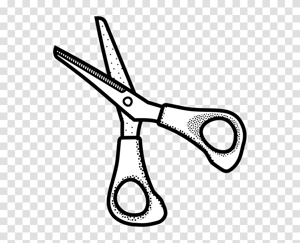 Black And White Scissors Download Paper Drawing, Weapon, Weaponry, Blade, Shears Transparent Png