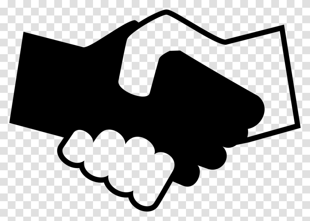 Black And White Shaking Hands Hand Shake Silhouette Black And White, Handshake, Axe, Tool Transparent Png