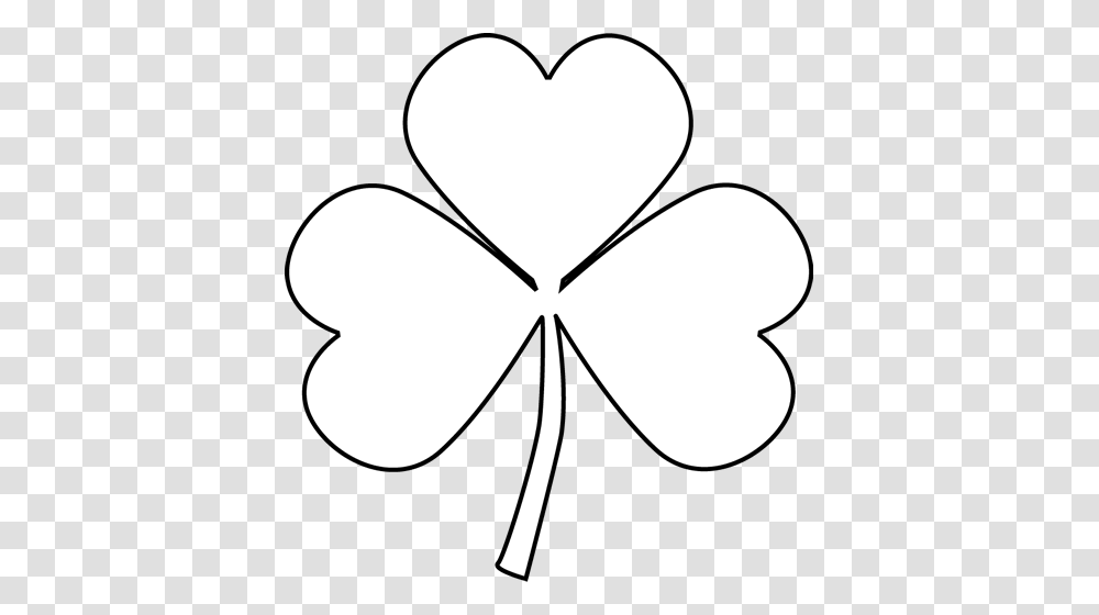 Black And White Shamrock Art Projects Art Clip, Ornament, Pattern, Stencil, Heart Transparent Png