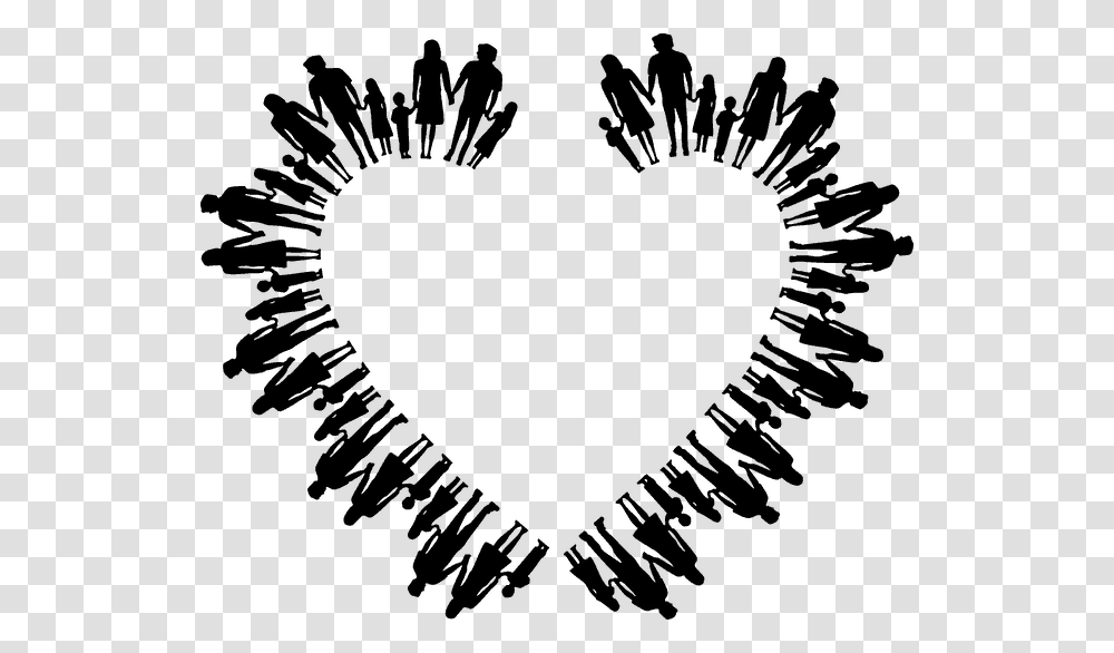 Black And White Silhouette Family, Gray, World Of Warcraft Transparent Png