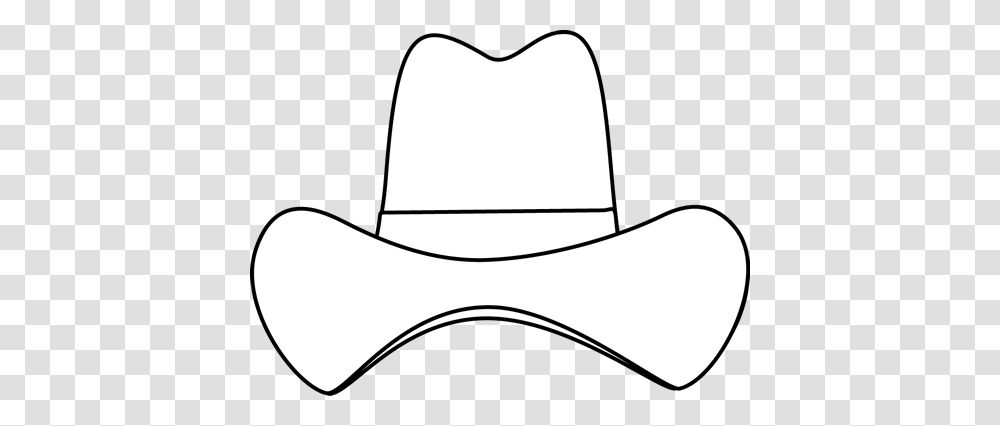 Black And White Simple Cowboy Hat Library Love, Apparel, Baseball Cap Transparent Png