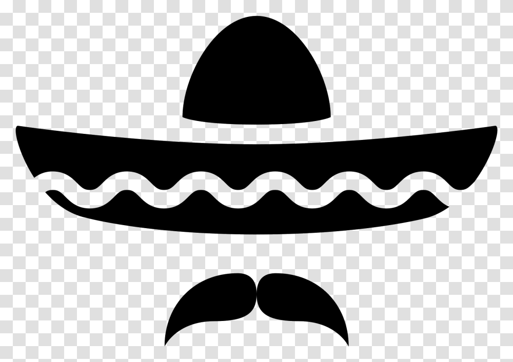 Black And White Sombrero Clip Art, Gray, World Of Warcraft Transparent Png