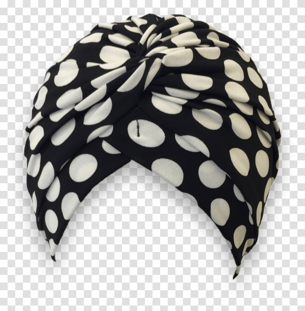 Black And White Spot Shower Turban Shower Cap Nz, Rug, Cushion, Apparel Transparent Png