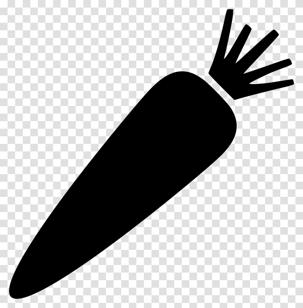 Black And White Stock Carrot Svg, Plant, Vegetable, Food Transparent Png