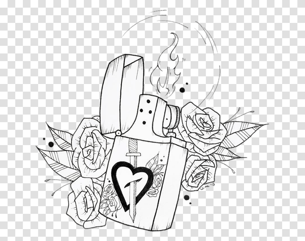 Black And White Stock Drawing Death Heart Line Art, Doodle, Performer, Knight, Stencil Transparent Png