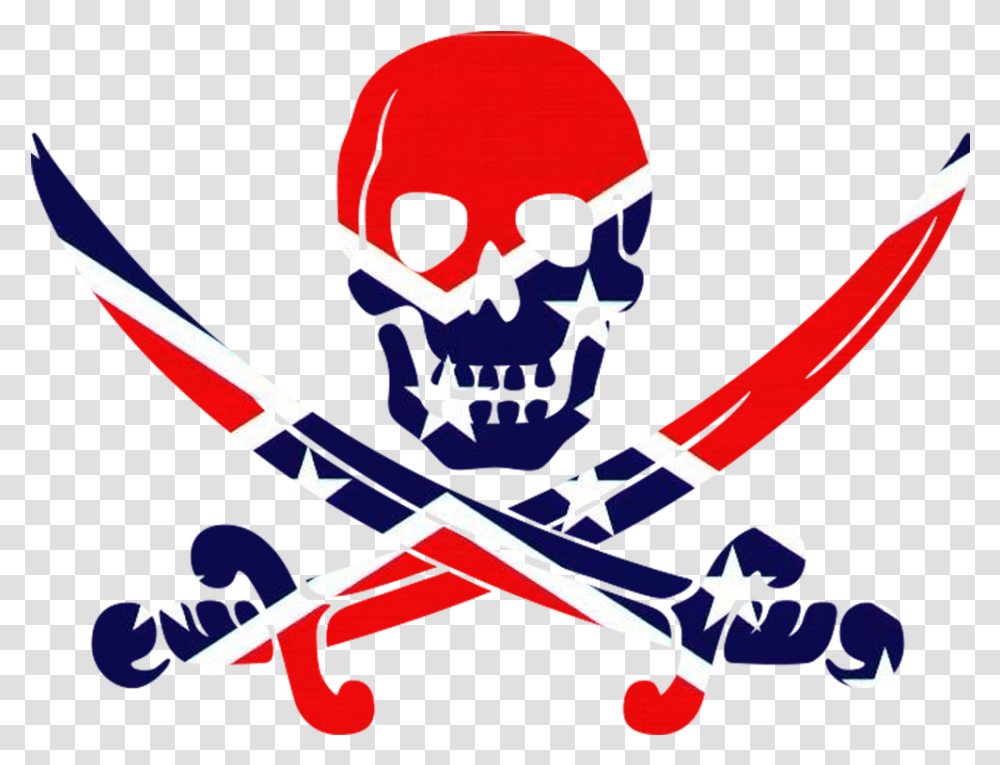 Black And White Stock Rebel Flag Clipart Pirate Logo, Ninja Transparent Png