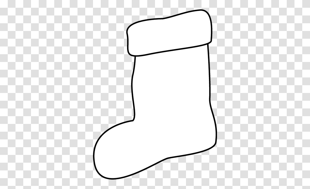 Black And White Stocking Clip Art, Christmas Stocking, Gift Transparent Png