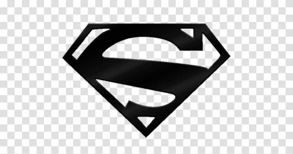 Black And White Superman Logo Pic Arts, Trademark, Emblem, Arrow Transparent Png