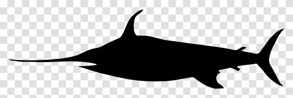 Black And White Sword Fish, Gray, World Of Warcraft Transparent Png