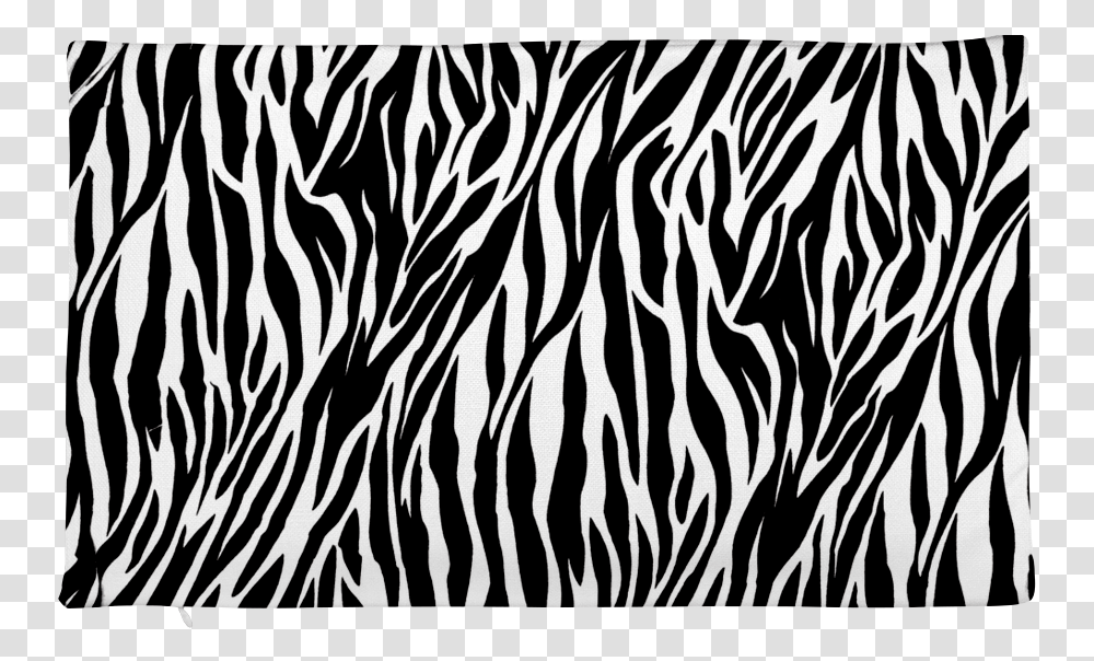 Black And White Tiger Print, Zebra, Wildlife, Mammal, Animal Transparent Png