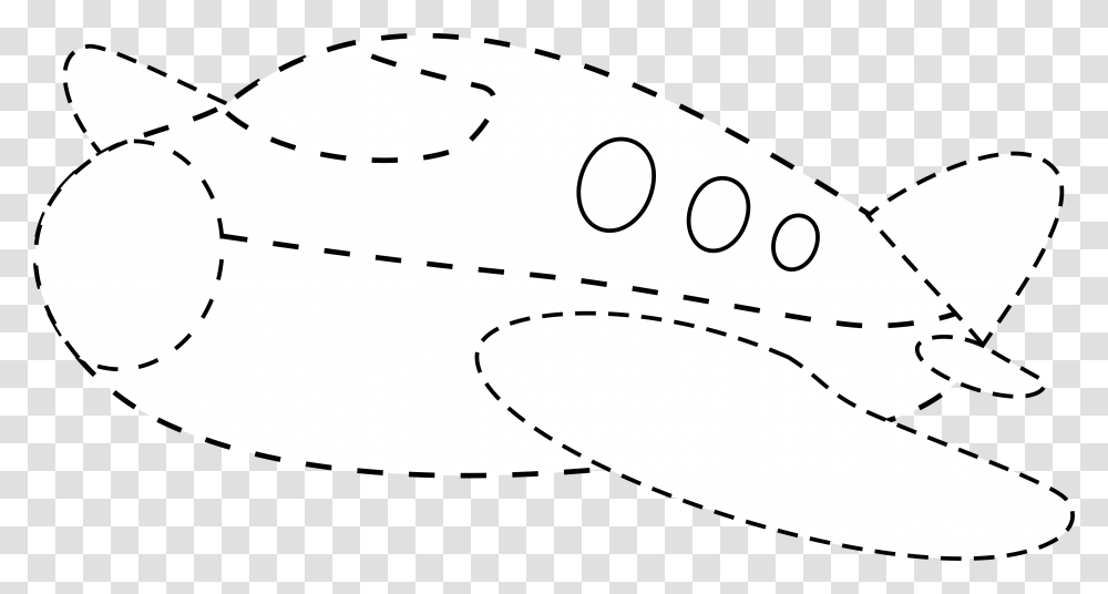Black And White Tracing, Outdoors, Oval, Nature Transparent Png