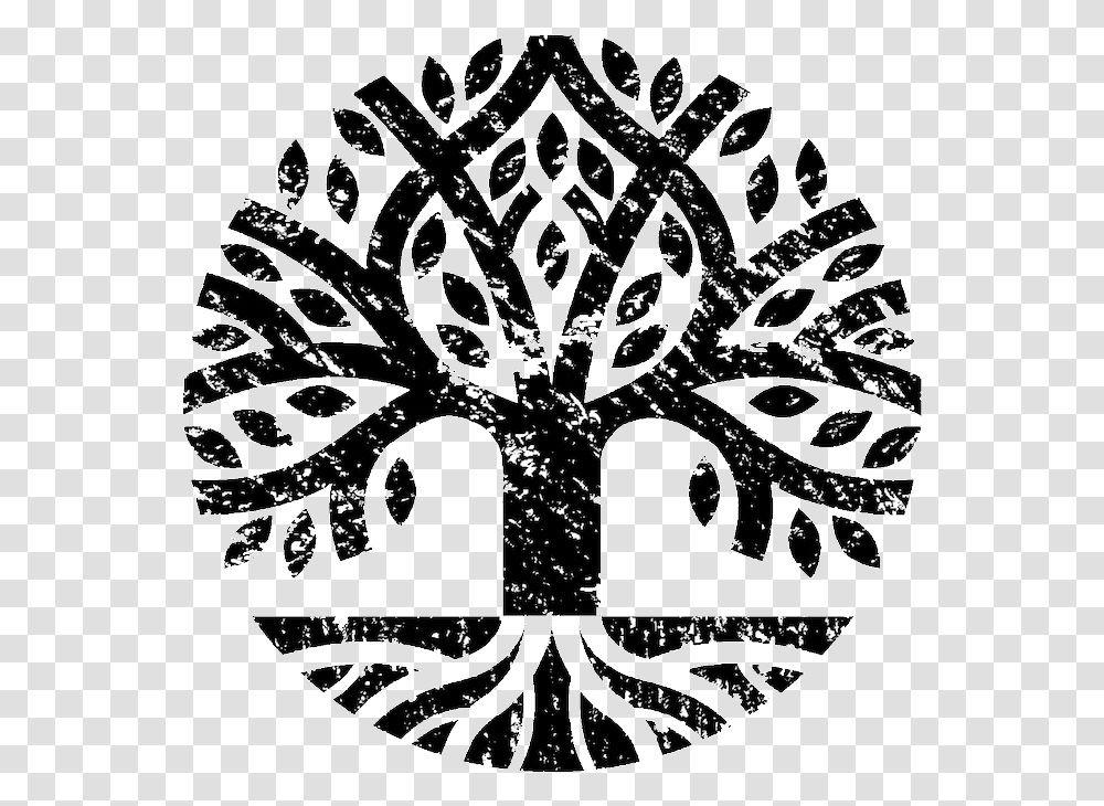 Black And White Tree Of Life Black Dos Ceibas Tulum Logo, Chandelier, Lamp, Pattern Transparent Png