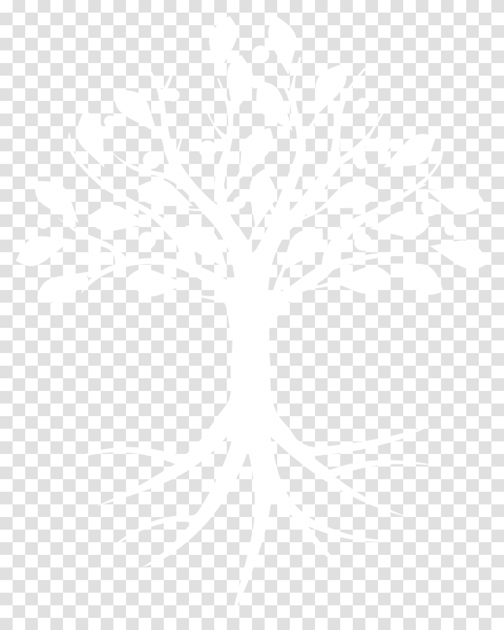 Black And White Tree Of Life Image Tree Of Life White, Plant, Root, Stencil, Flower Transparent Png