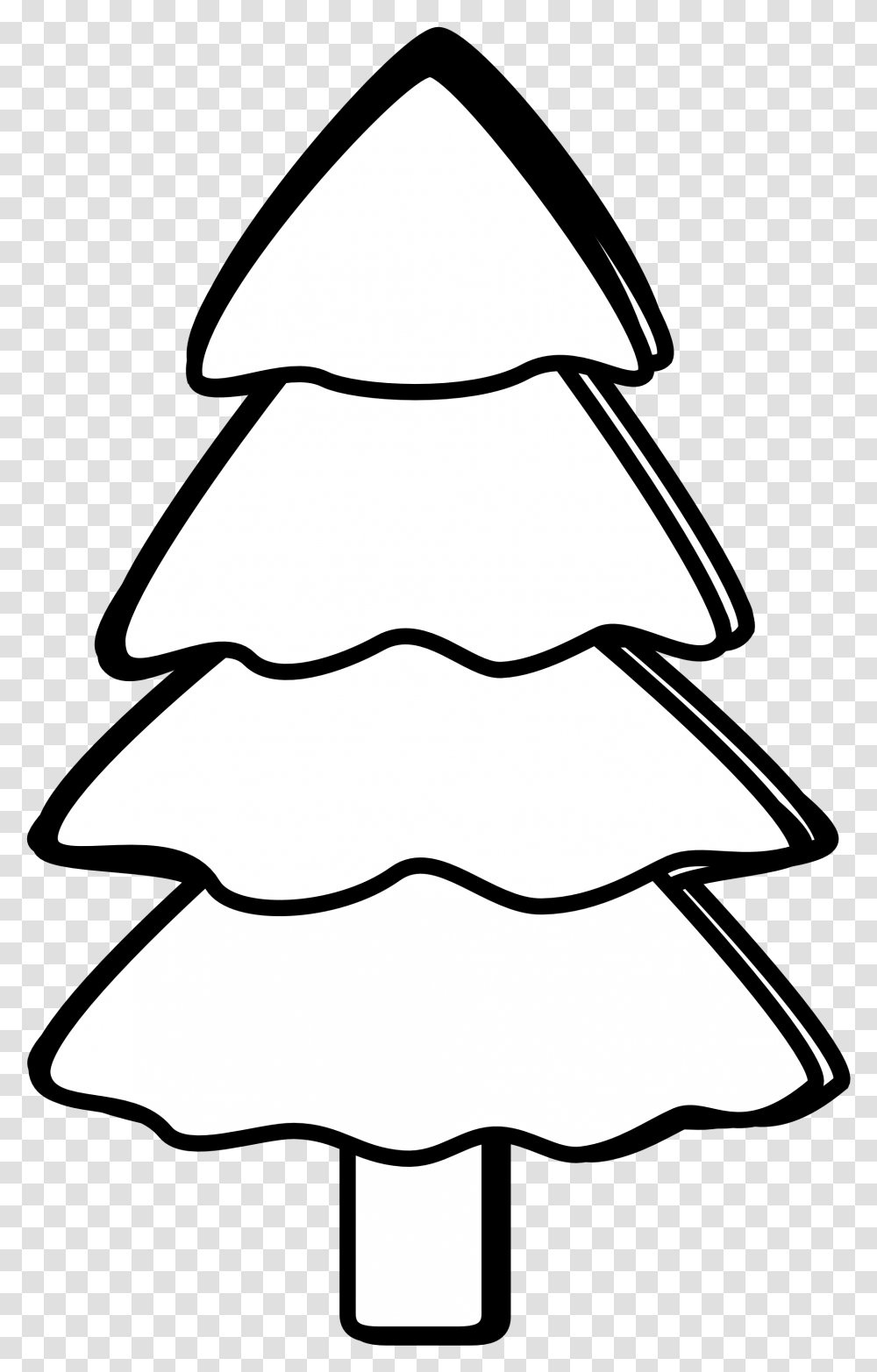 Black And White Trees Clipart Tree Clipart Black And White, Stencil, Paper, Drawing Transparent Png