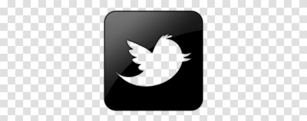 Black And White Twitter Bird Logo Twitter Logo For Footer, Silhouette, Cat, Pet, Mammal Transparent Png
