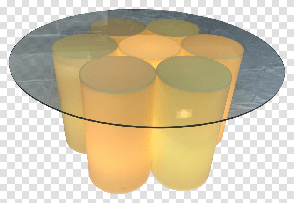 Black And White Vintage Plastic Groovy Cylinder Coffee Table, Bucket, Furniture, Tape, Lamp Transparent Png