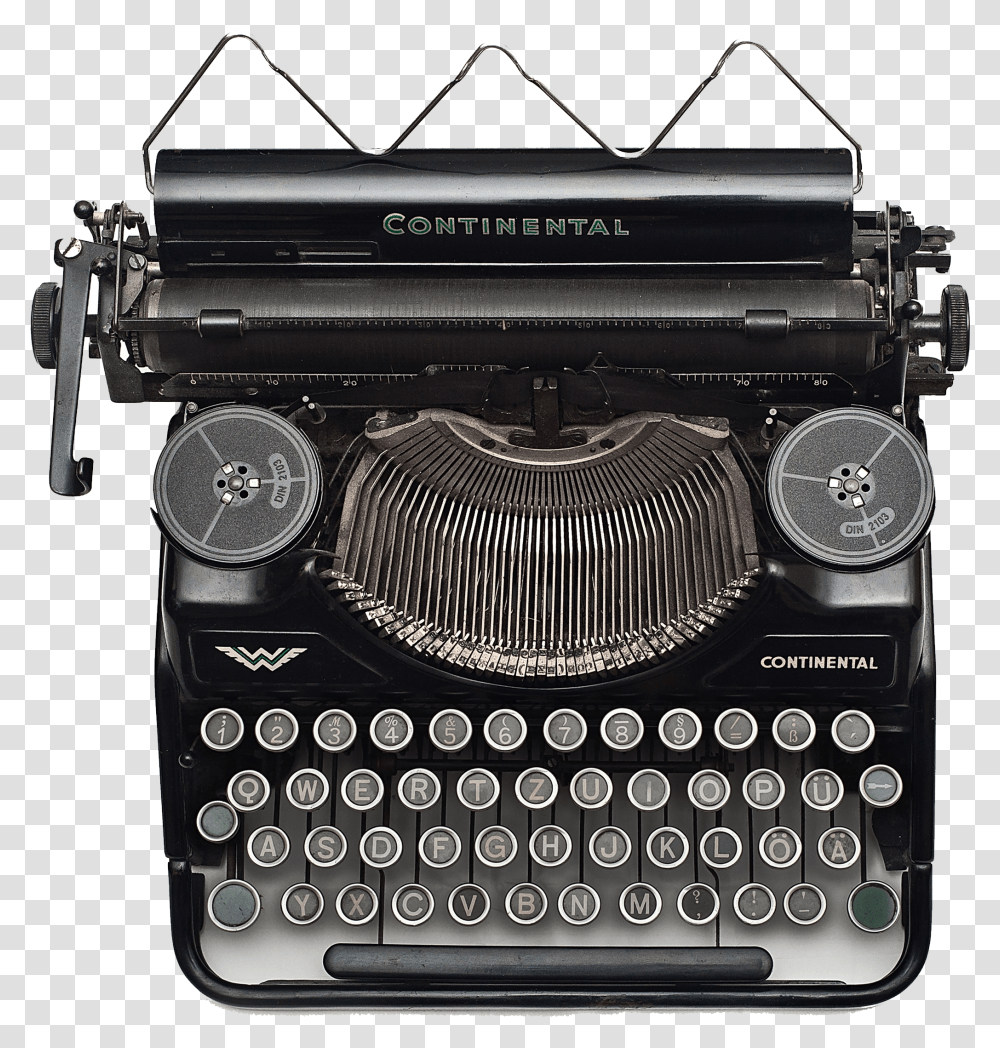 Black And White Vintage Typewriter Transparent Png