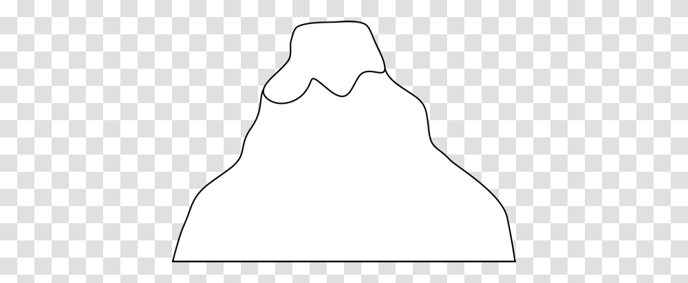Black And White Volcano Clip Art, Sack, Bag, Drawing Transparent Png