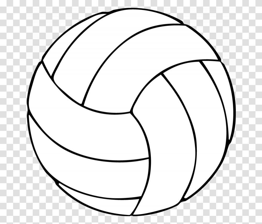 Black And White Volleyball, Sphere, Team Sport, Sports, Handball Transparent Png