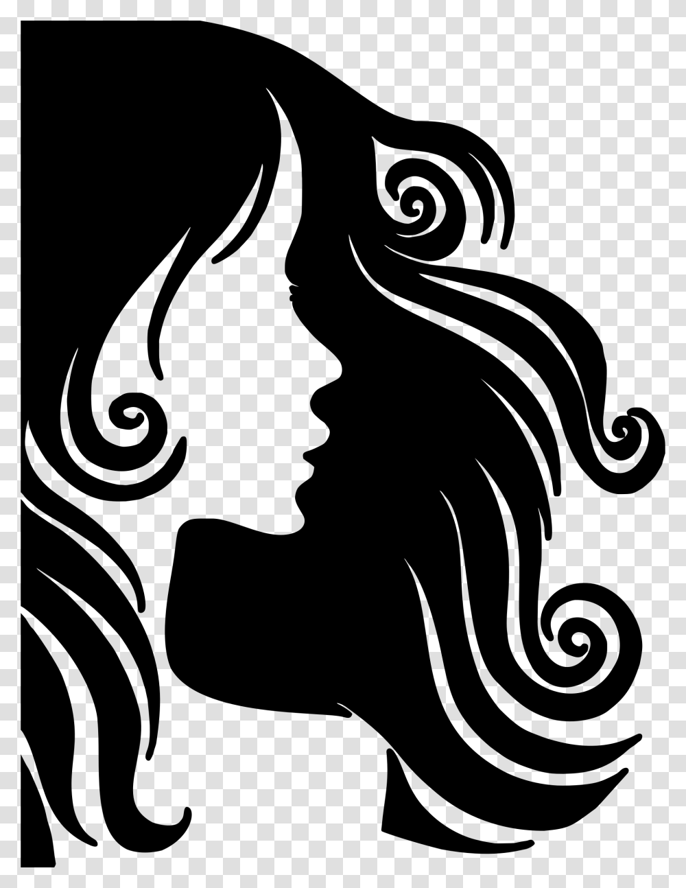Black And White Woman Clipart, Gray, World Of Warcraft Transparent Png