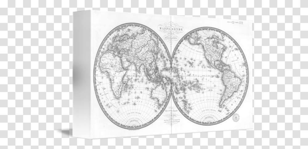 Black And White World Map By Alleycatshirts Zazzle Circle, Outer Space, Astronomy, Universe, Diagram Transparent Png