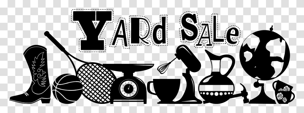 Black And White Yard Sale Clip Art, Gray, World Of Warcraft Transparent Png