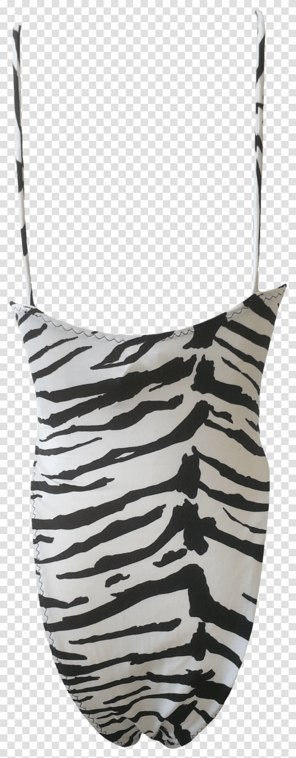 Black And White Zebra Strip Body Suit By Frederick One Piece Swimsuit, Pillow, Cushion, Rug Transparent Png