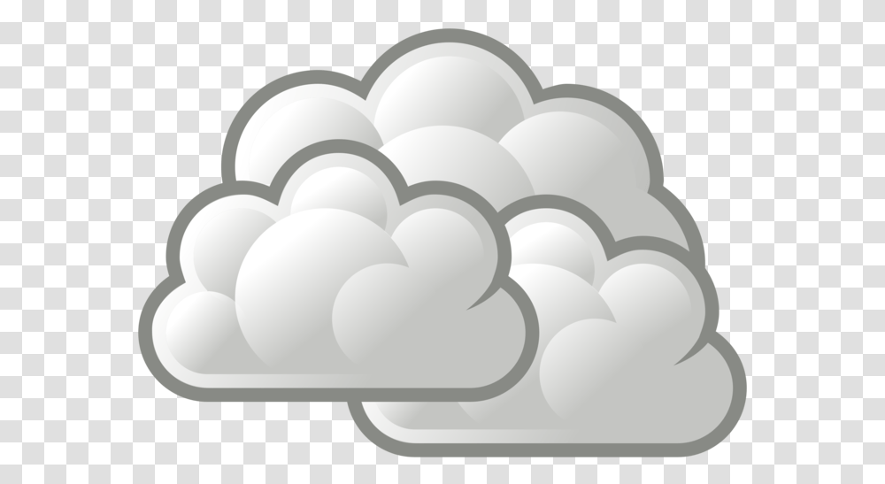 Black And Whiteovercastcloud Cloudy Clipart, Nature, Outdoors, Plant, Cotton Transparent Png