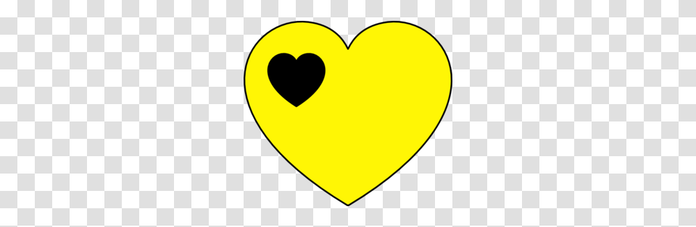 Black And Yellow Heart Clip Art Hearts Heart, Plectrum, Tennis Ball, Sport, Sports Transparent Png