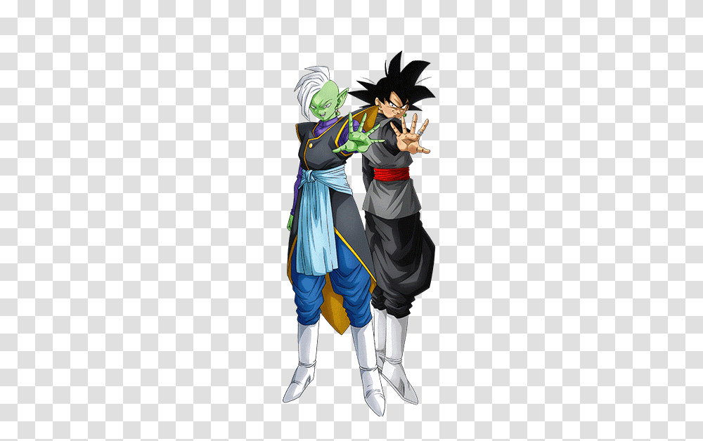 Black And Zamasu, Person, Human, Manga, Comics Transparent Png