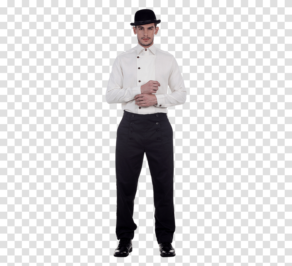 Black Architect Steampunk Trousers Steampunk Costume Male Casual, Apparel, Pants, Shirt Transparent Png