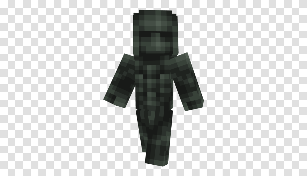 Black Armor Minecraft Skin, Robe, Fashion, Long Sleeve Transparent Png