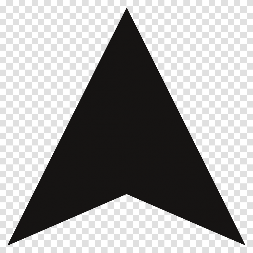 Black Arrow Up, Triangle Transparent Png