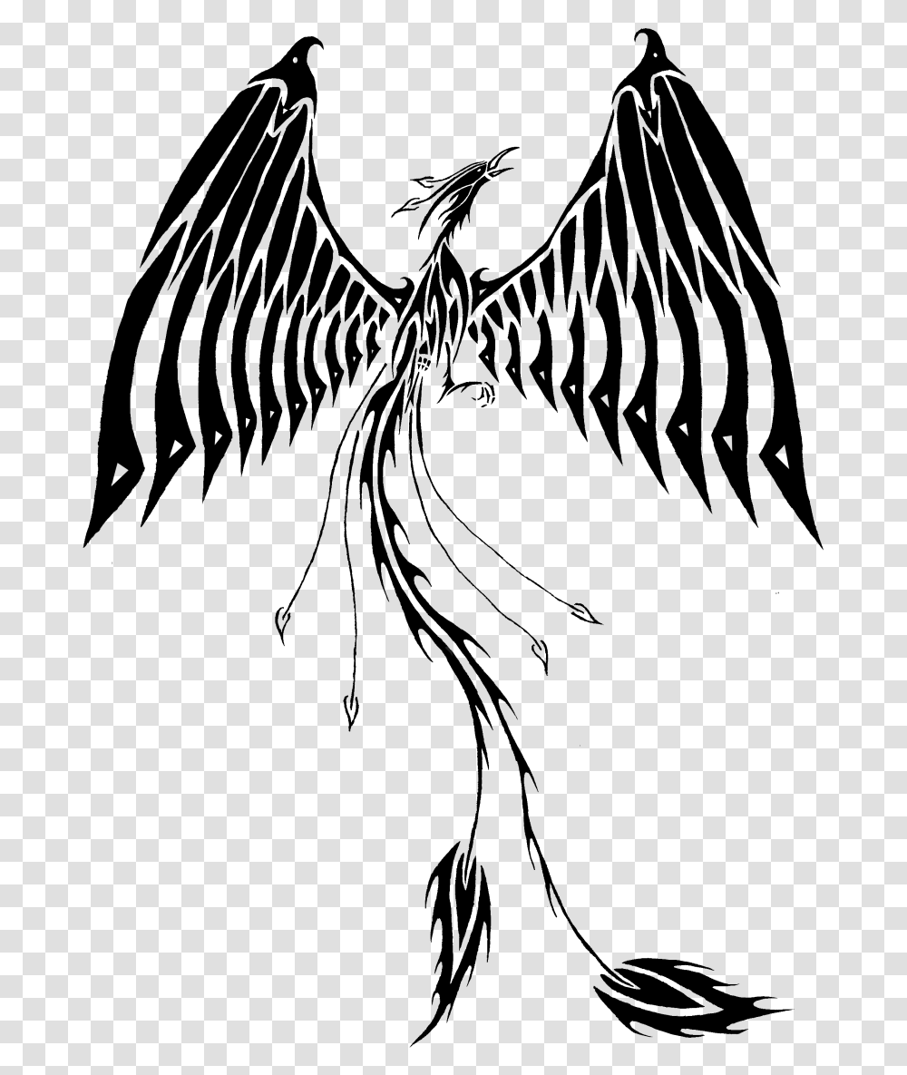 Black Art Phoenix Tattoo Hd Download Download Phoenix Tattoo, Nature, Astronomy, Outer Space, Universe Transparent Png