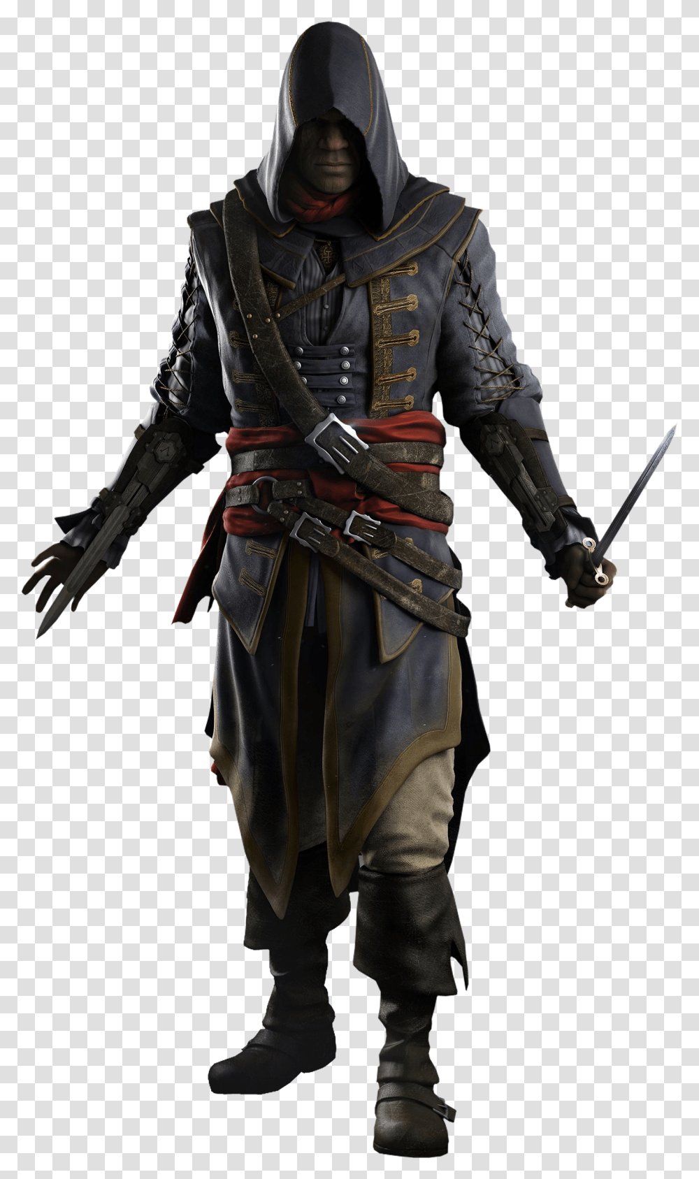 Black Assassin's Creed Character, Person, Human, Samurai Transparent Png