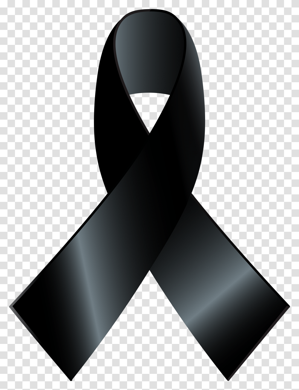 Black Awareness Ribbon Clip Art Black Ribbon, Tie, Accessories, Accessory, Necktie Transparent Png