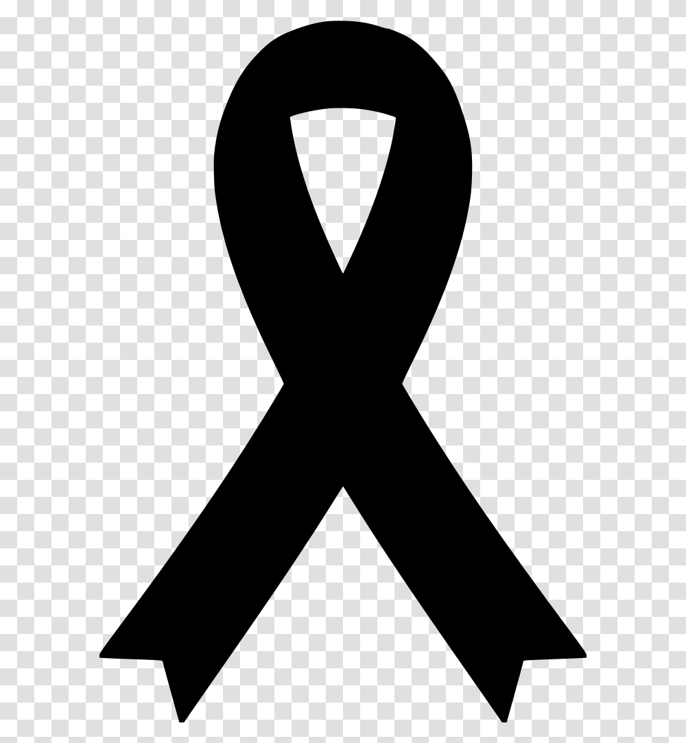 Black Awareness Ribbon Svg Black Cancer Ribbon Svg Transparent Png