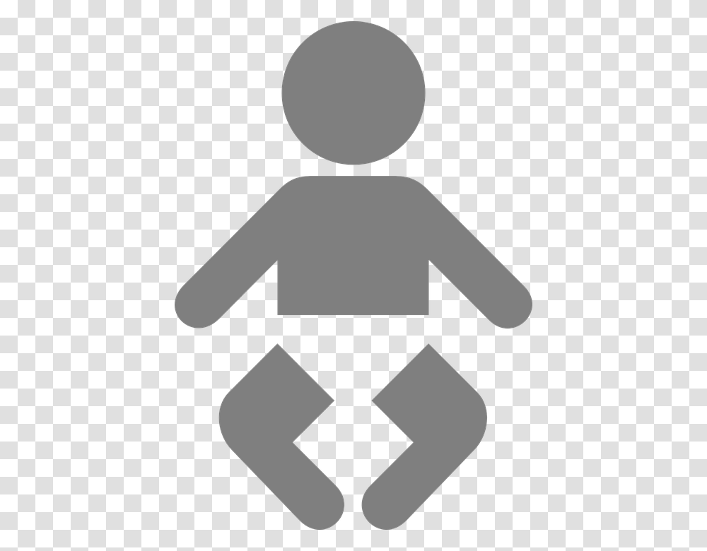 Black Baby Icon, Cross, Sign, Logo Transparent Png