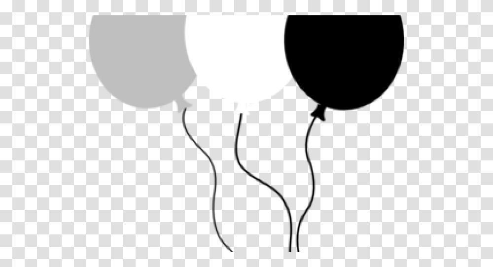 Black Balloons Clip Art, Stencil, Silhouette, Pillow, Cushion Transparent Png