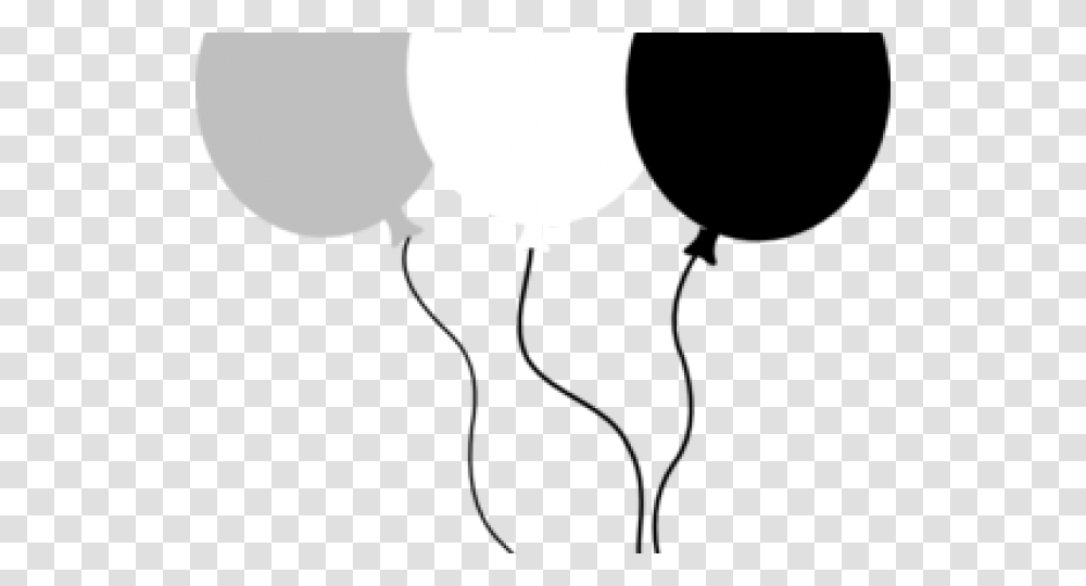 Black Balloons, Stencil, Silhouette, Pillow, Cushion Transparent Png