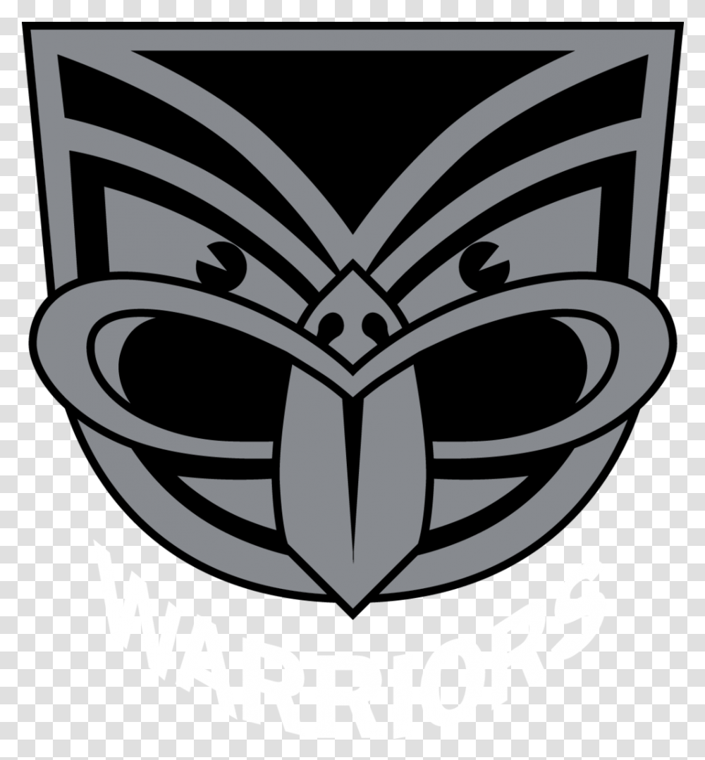 Black Bandana Nz Warriors Logo New Zealand Warriors, Architecture, Building, Symbol, Emblem Transparent Png