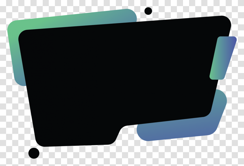 Black Banner With Green Blue Gradient Abstract Flat Panel Display, Electronics, Phone, Mobile Phone, Cell Phone Transparent Png