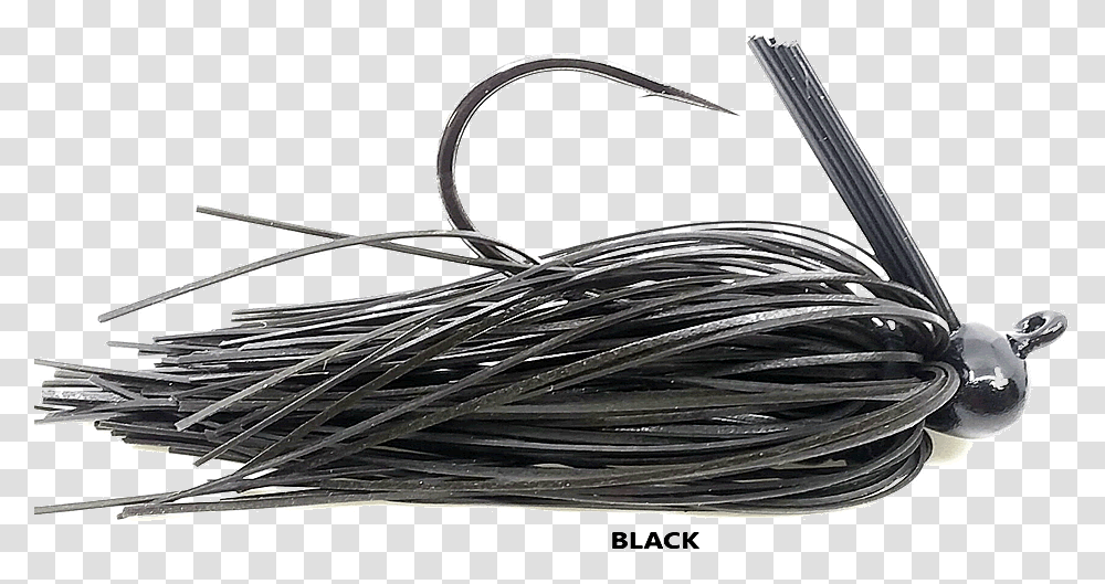 Black Bass Flipping Jig Wire, Barbed Wire, Wiring Transparent Png