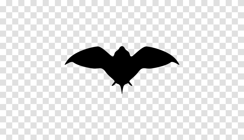 Black Bat Silhouette, Bird, Animal, Mammal, Wildlife Transparent Png