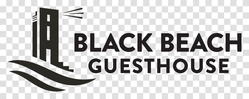 Black Beach Guesthouse Hieber, Word, Alphabet, Logo Transparent Png