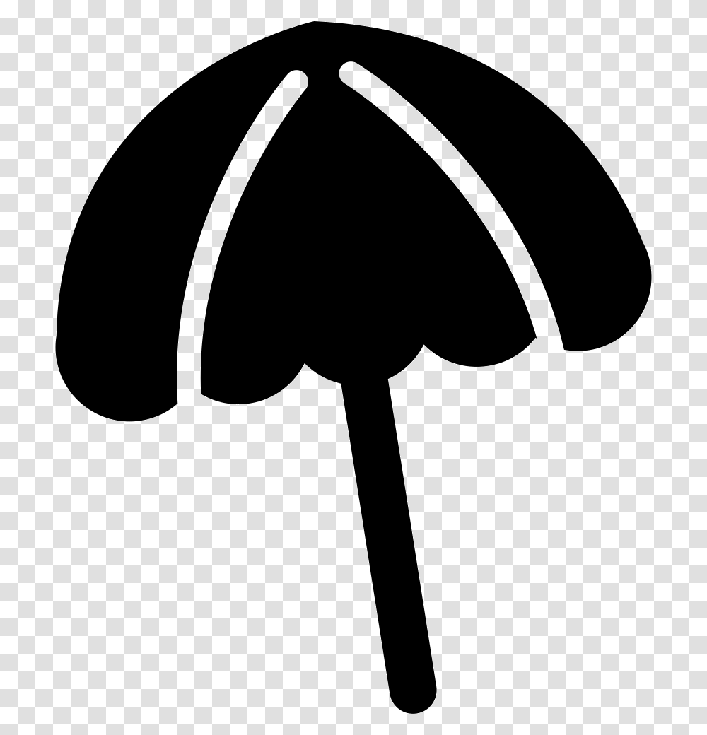 Black Beach Umbrella Guarda Sol Preto Vetor, Blow Dryer, Chair, Furniture, Silhouette Transparent Png