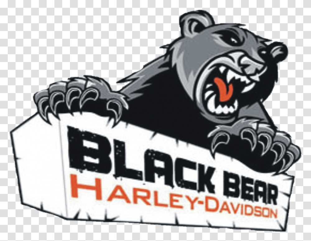 Black Bear Harley Black Bear Harley Davidson, Screen, Electronics, Monitor, Display Transparent Png