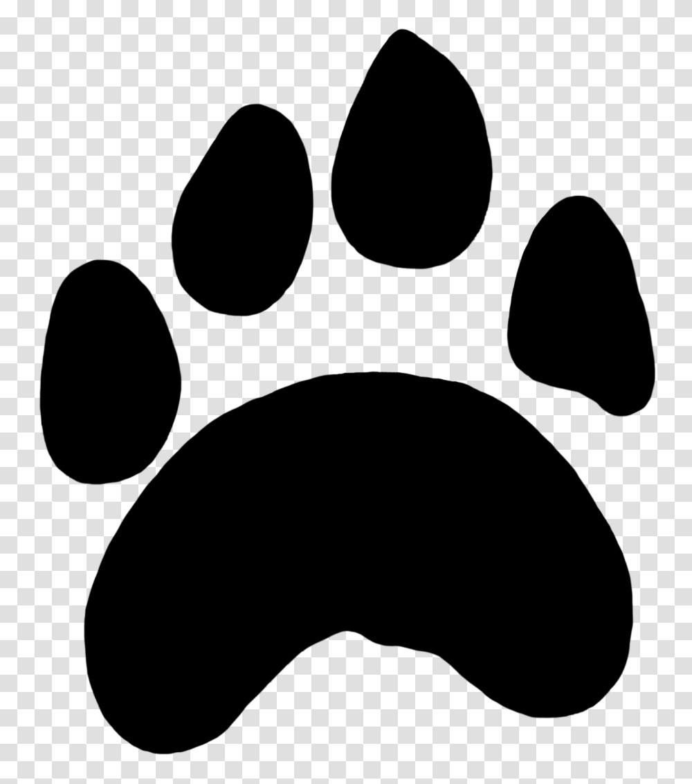 Black Bear Tracks Clip Art, Footprint, Mustache Transparent Png