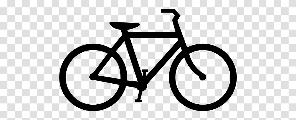 Black Bicycle Right Way Clip Arts For Web, Transportation, Vehicle, Bike, Silhouette Transparent Png